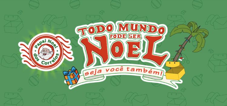 Banner do Carta ao Papai Noel dos Correios